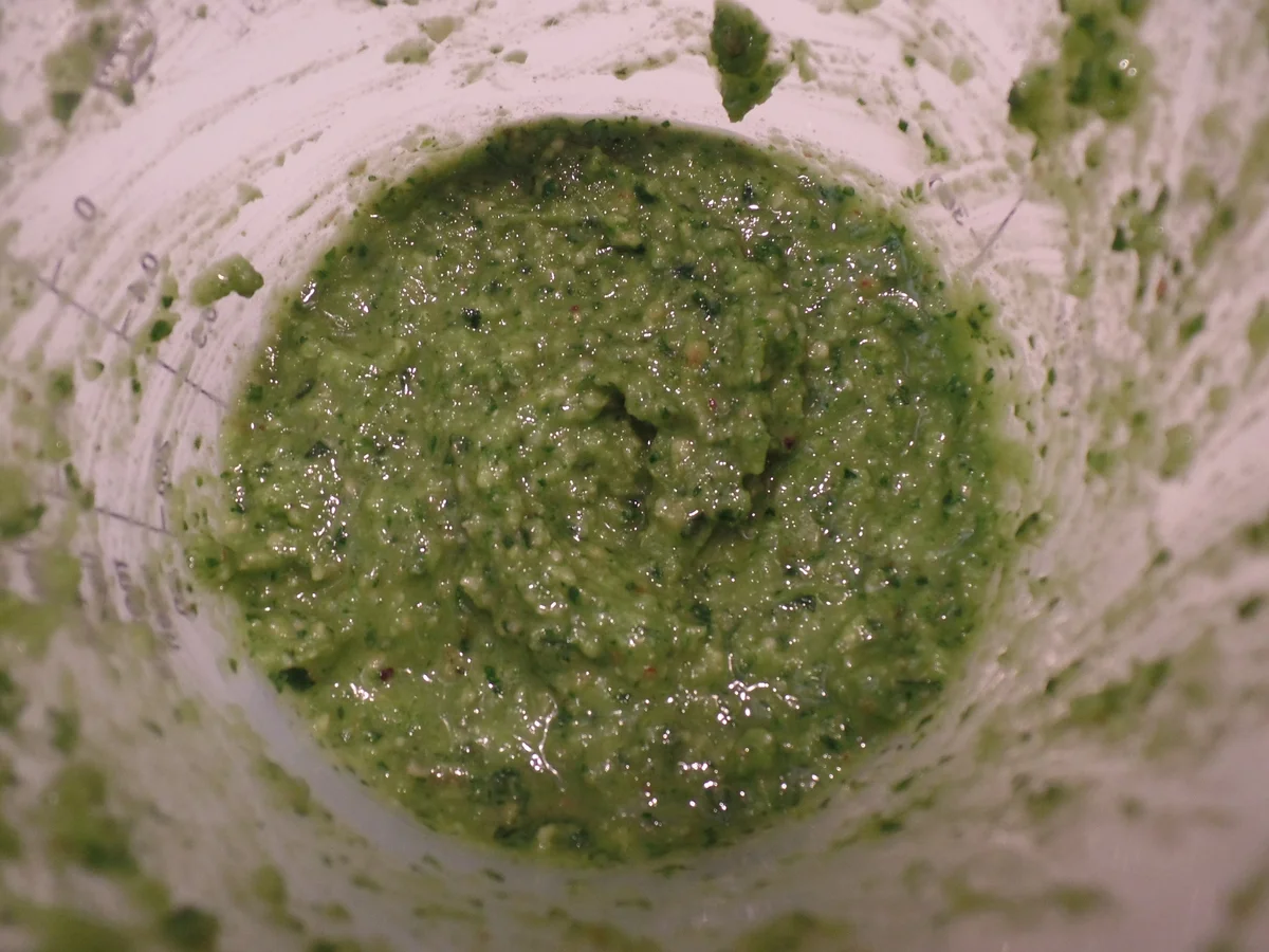 Rezept: Pasta mit Petersilien-Mandel-Walnuss-Pesto Bild Nr. 11604 Pasta mit Petersilien-Mandel-Walnuss-Pesto - Rezept - Bild Nr. 11604