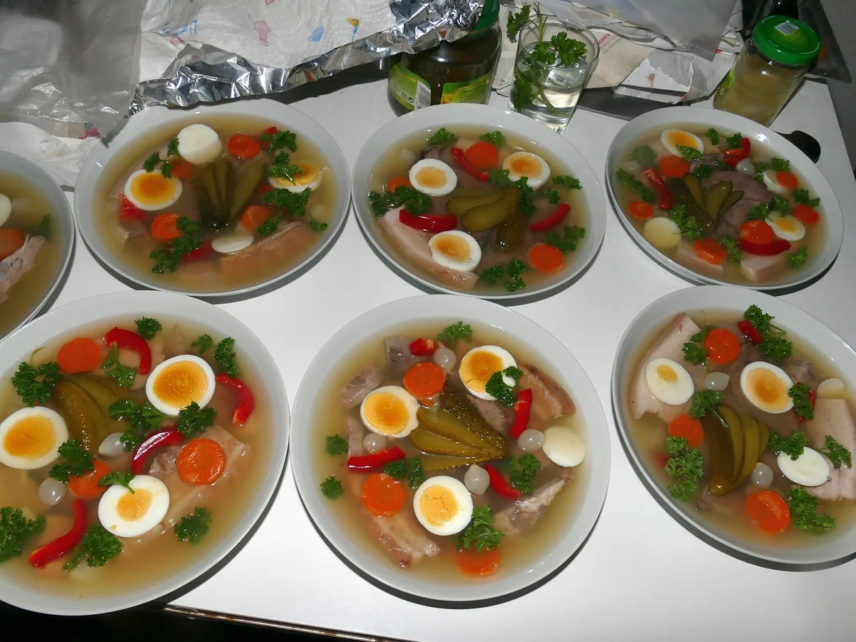 Rezept: Tellersülze Bild Nr. 11612 Tellersülze - Rezept - Bild Nr. 11612