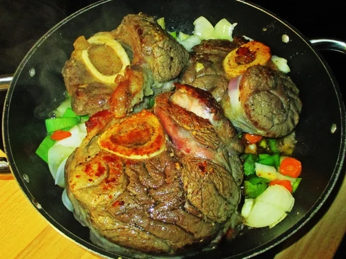 Beinscheiben vom Kalb aus dem Ofen - Rezept - Bild Nr. 6