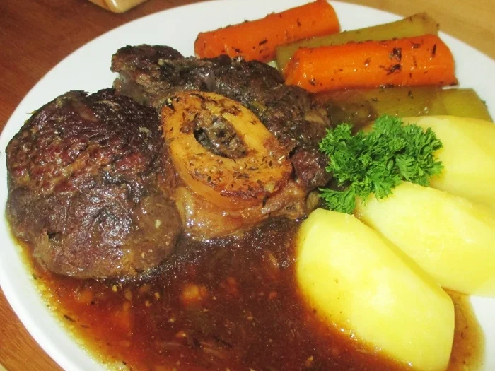 Beinscheiben vom Kalb aus dem Ofen - Rezept - Bild Nr. 7