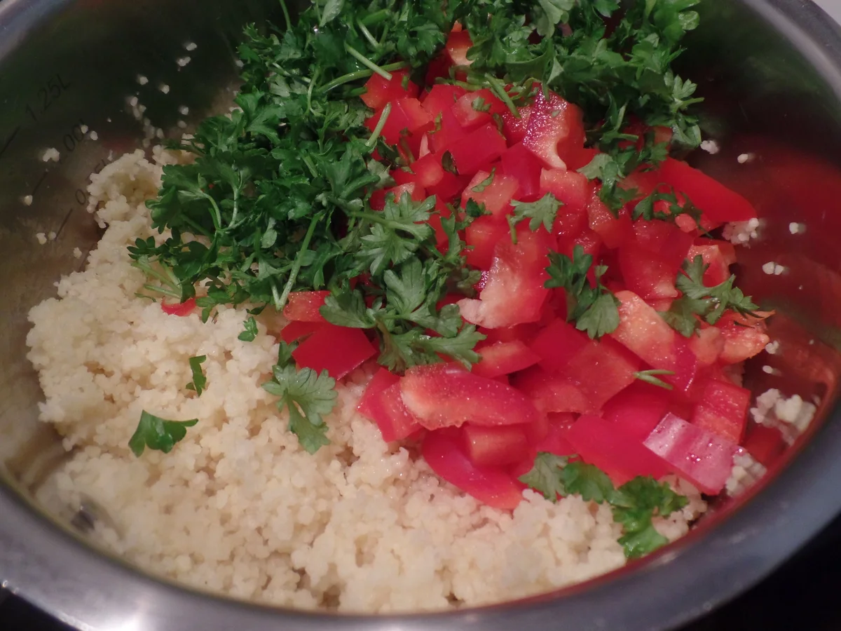Rezept: Feta auf Couscous-Salat Bild Nr. 11613 Feta auf Couscous-Salat - Rezept - Bild Nr. 11613