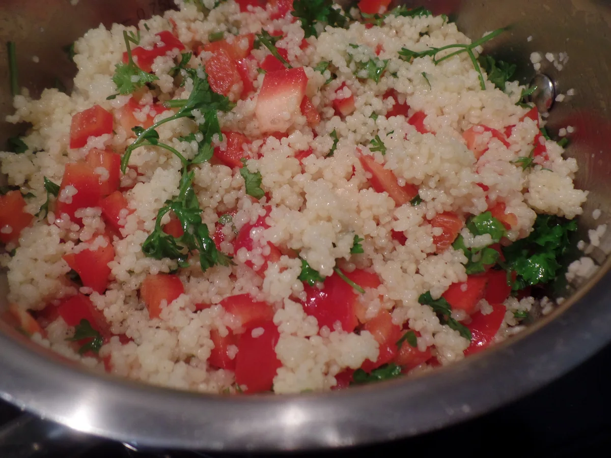 Rezept: Feta auf Couscous-Salat Bild Nr. 11614 Feta auf Couscous-Salat - Rezept - Bild Nr. 11614