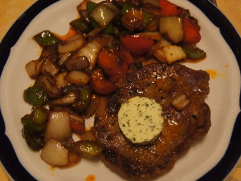 Rezept: Nackensteak mit Gemüsemix Bild Nr. 13 Nackensteak mit Gemüsemix - Rezept - Bild Nr. 13