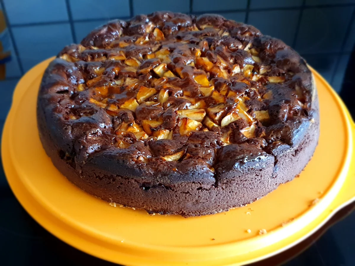 Schokoladen-Apfelkuchen - Rezept - Bild Nr. 3