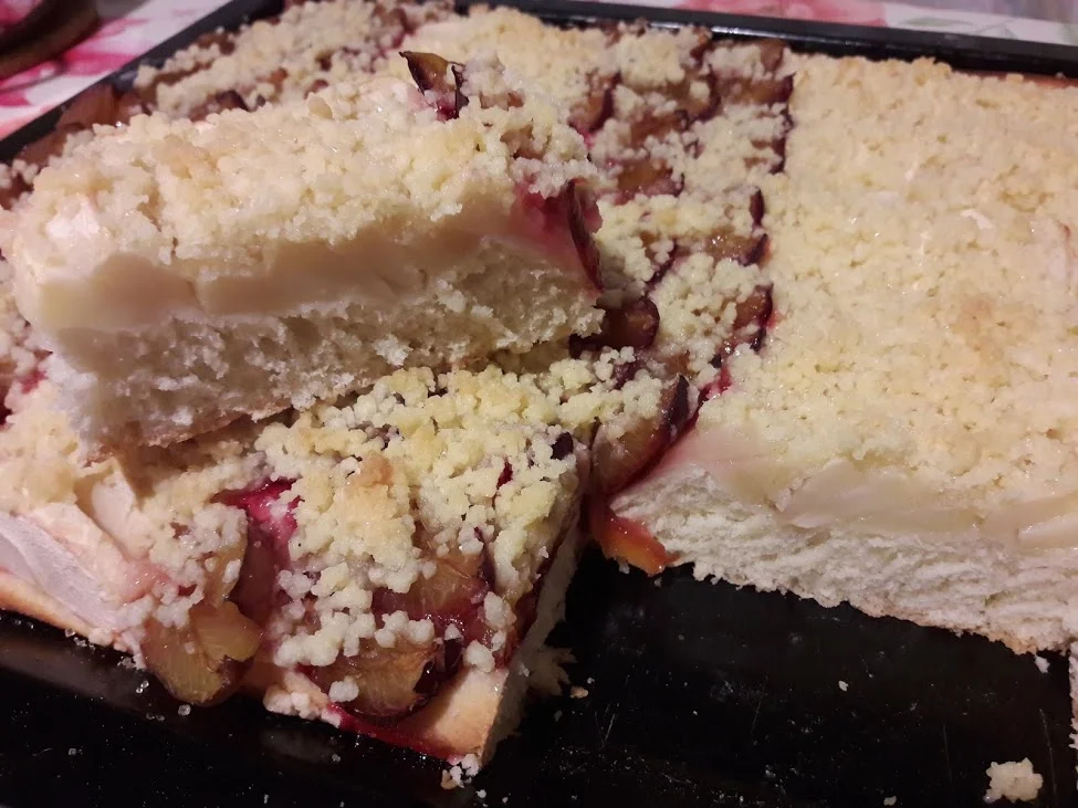 Rezept: Hefekuchen mit Pflaumen und Äpfeln Bild Nr. 4 Hefekuchen mit Pflaumen und Äpfeln - Rezept - Bild Nr. 4