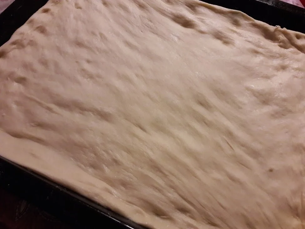 Rezept: Hefekuchen mit Pflaumen und Äpfeln Bild Nr. 11 Hefekuchen mit Pflaumen und Äpfeln - Rezept - Bild Nr. 11