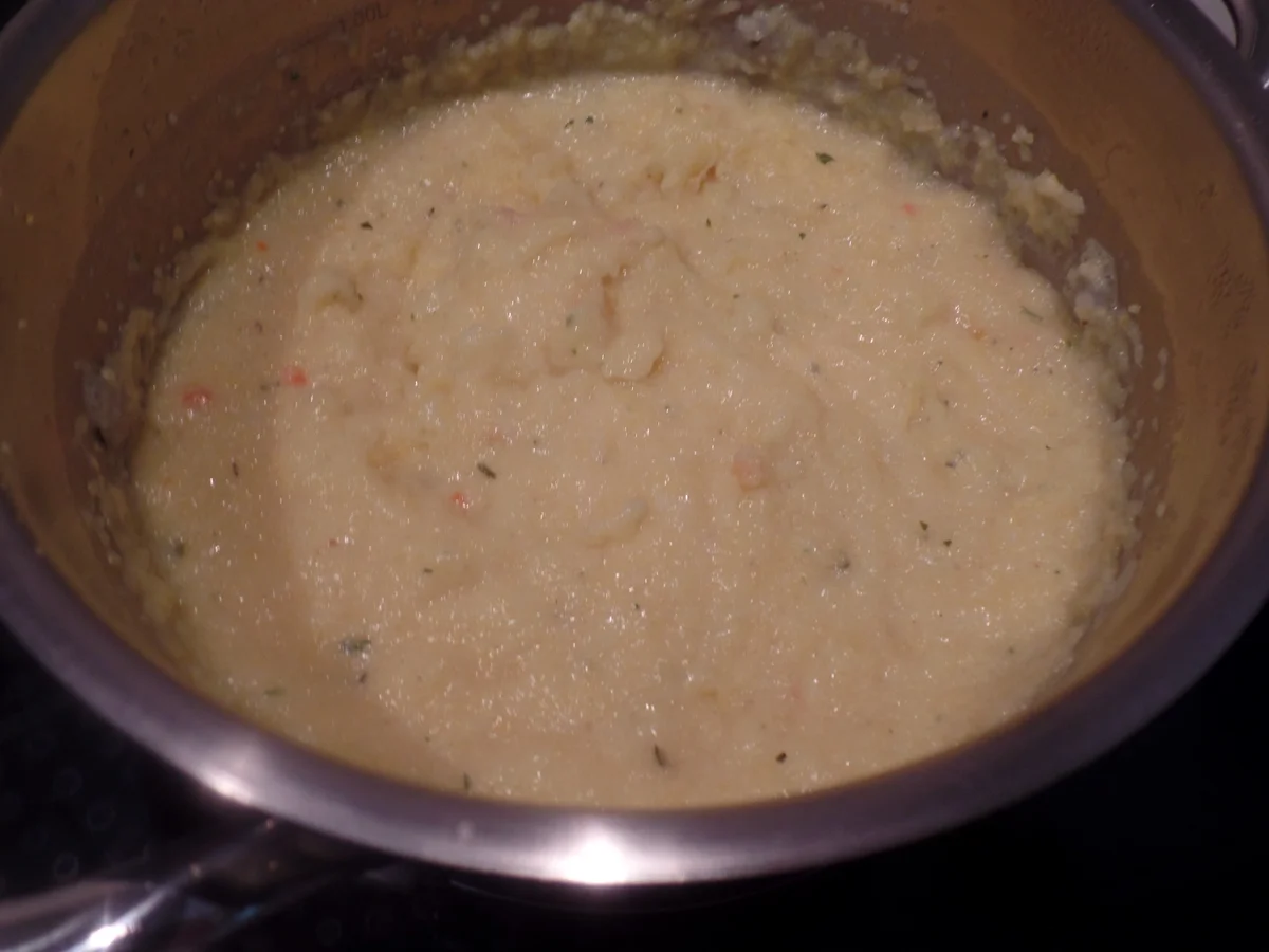 Rezept: Nuss-Polenta mit gemischten Pilzen Bild Nr. 11623 Nuss-Polenta mit gemischten Pilzen - Rezept - Bild Nr. 11623