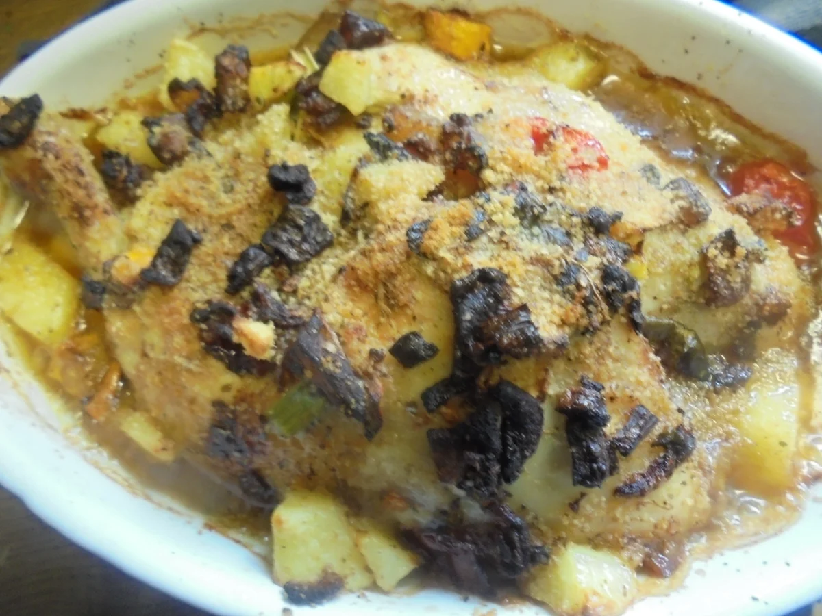 Rezept: Backhähnchenauflauf Bild Nr. 2 Backhähnchenauflauf - Rezept - Bild Nr. 2