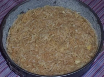 Streuseltorte mit Apfel - Rezept