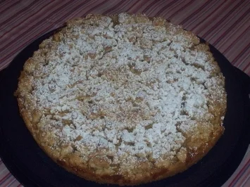 Streuseltorte mit Apfel - Rezept