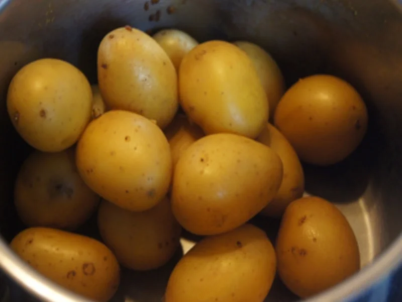 Pellkartoffel-Drillinge mit Räucherlachs und Zaziki - Rezept - Bild Nr. 5