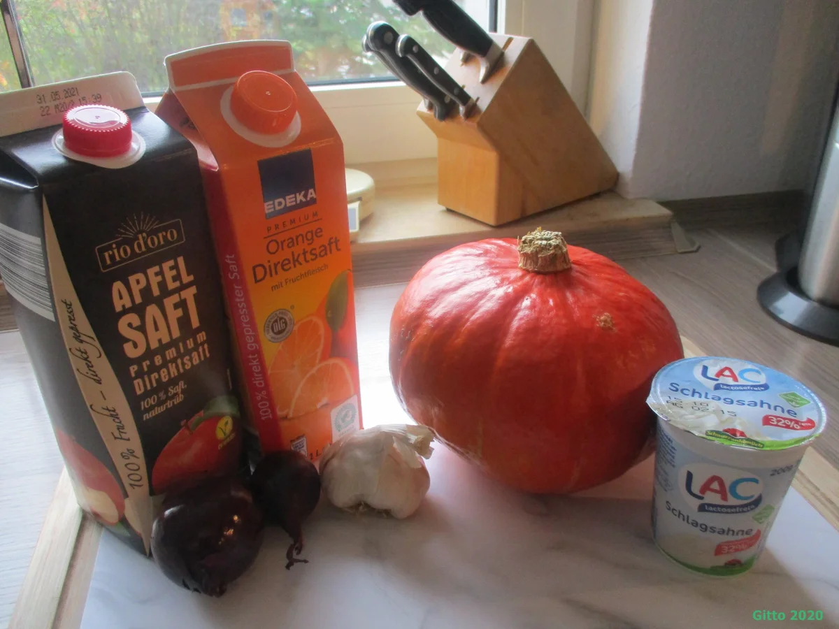 Kürbis - Orangen - Suppe - Rezept - Bild Nr. 11643