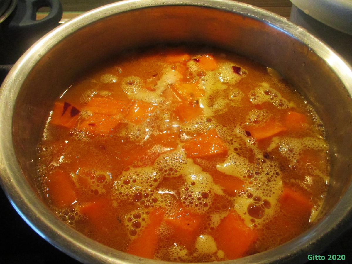 Kürbis - Orangen - Suppe - Rezept - Bild Nr. 11649
