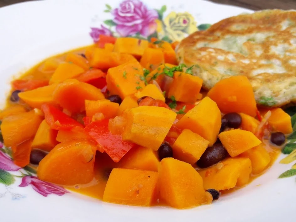 Rezept: Eintopf mit der Süßkartoffel Bild Nr. 2 Eintopf mit der Süßkartoffel - Rezept - Bild Nr. 2