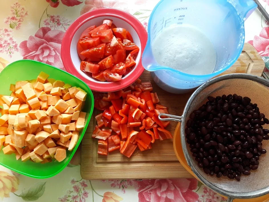 Rezept: Eintopf mit der Süßkartoffel Bild Nr. 8 Eintopf mit der Süßkartoffel - Rezept - Bild Nr. 8