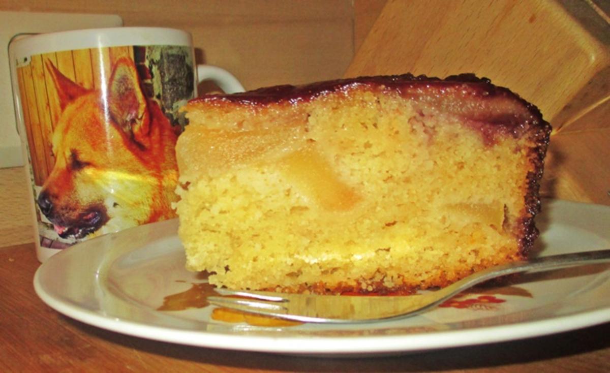 Apfel- Grießkuchen gestürzt - Rezept mit Bild - kochbar.de