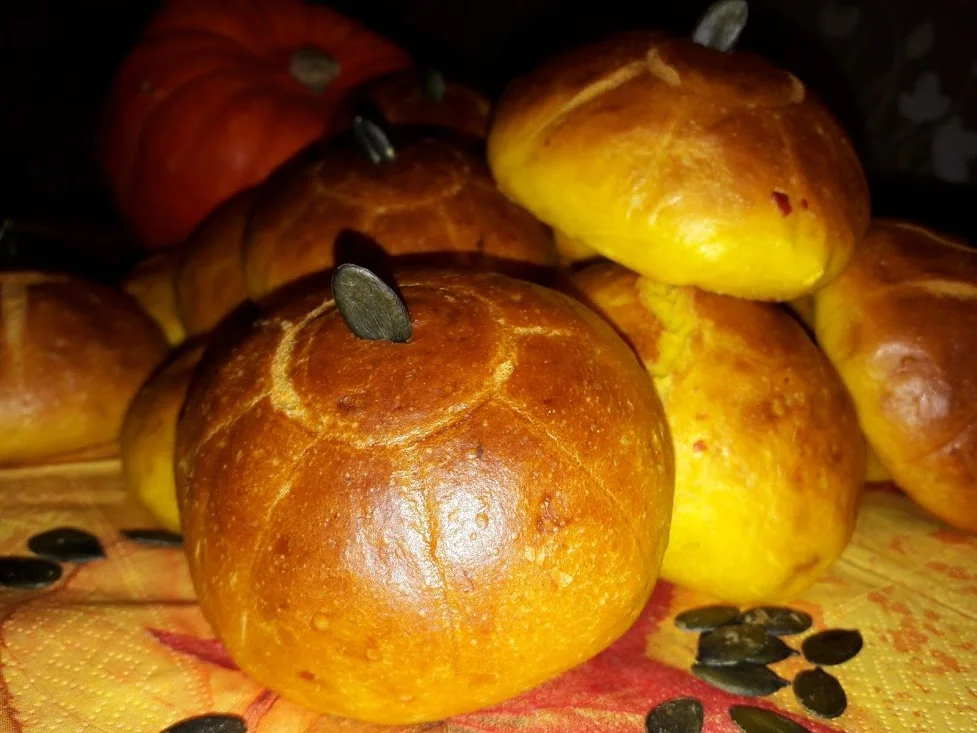 Süße Kürbisbrötchen - Rezept - Bild Nr. 3