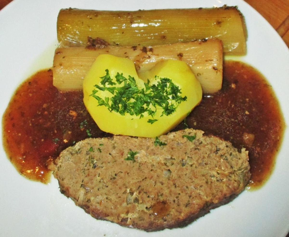 Hackbraten aus dem Ofen Rezept mit Bild kochbar.de