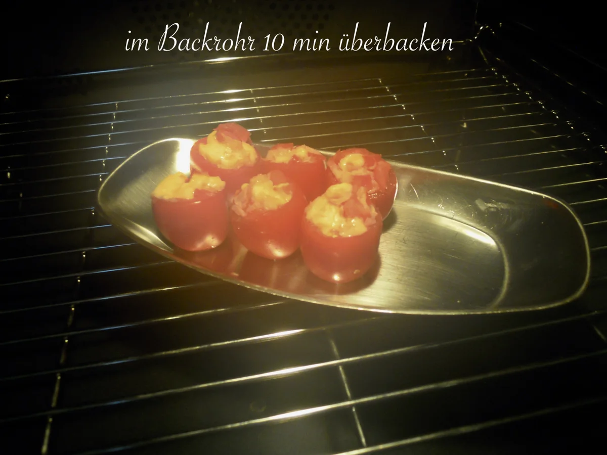 Tomaten - pikant gefüllt und überbacken - Rezept - Bild Nr. 3