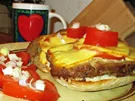 Brötchen würzig mit Hackbraten und Käse überbacken -Resteverwertung - Rezept - Bild Nr. 2