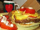 Brötchen würzig mit Hackbraten und Käse überbacken -Resteverwertung - Rezept - Bild Nr. 2