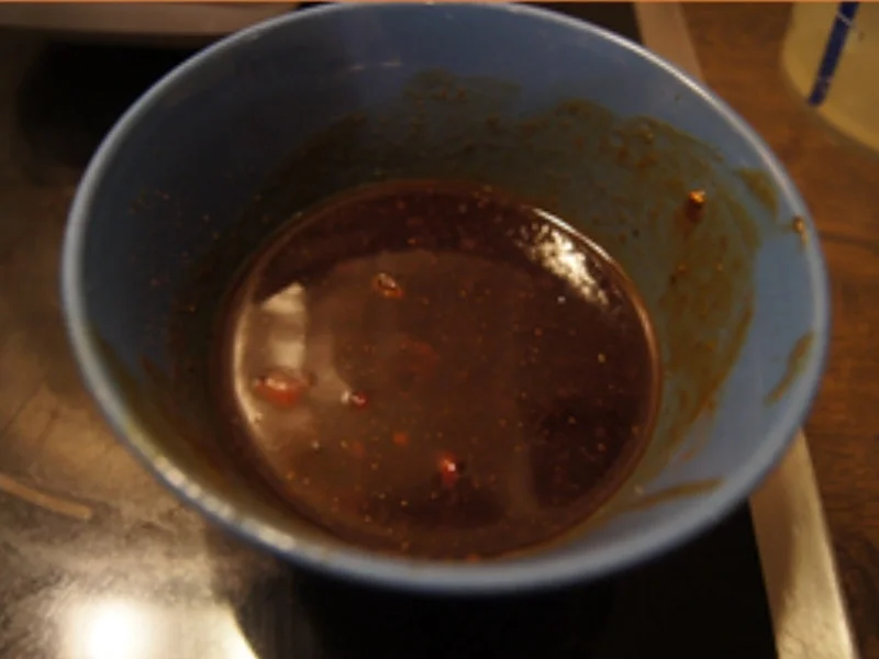 Rezept: Schweinefiletspieße mit Paprika-Erbsen-Rosinen-Bratreis Bild Nr. 8 Schweinefiletspieße mit Paprika-Erbsen-Rosinen-Bratreis - Rezept - Bild Nr. 8