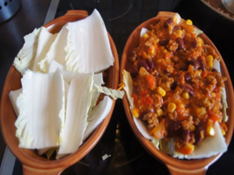 Chili-con-Carne-Chinakohl-Auflauf - Rezept - Bild Nr. 15