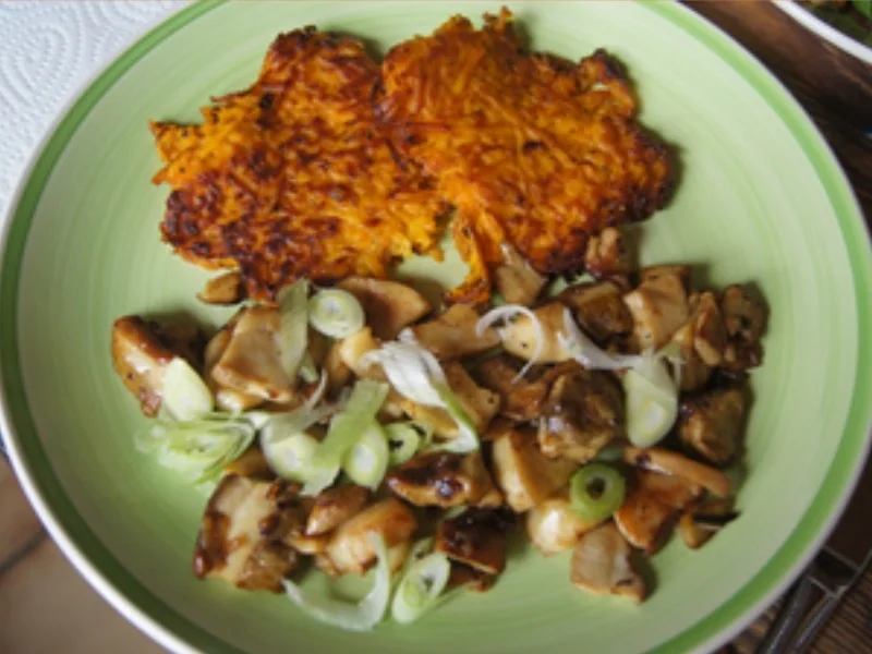 Rezept: Kürbispuffer mit Steinpilzen Bild Nr. 19 Kürbispuffer mit Steinpilzen - Rezept - Bild Nr. 19