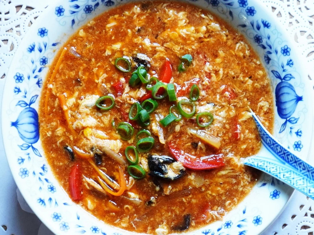 Rezept: Süß-sauer-scharf-Suppe ala Szechuan Bild Nr. 2 Süß-sauer-scharf-Suppe ala Szechuan - Rezept - Bild Nr. 2