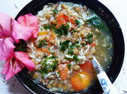 Reissuppe mit Linsen - Minestra di riso - Rezept - Bild Nr. 2