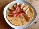 Rezept: Apfelpfannkuchen mit Speck Bild Nr. 2 Apfelpfannkuchen mit Speck - Rezept - Bild Nr. 2