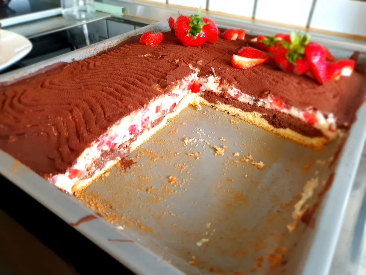 Erdbeer-Donauwelle - Rezept - Bild Nr. 2