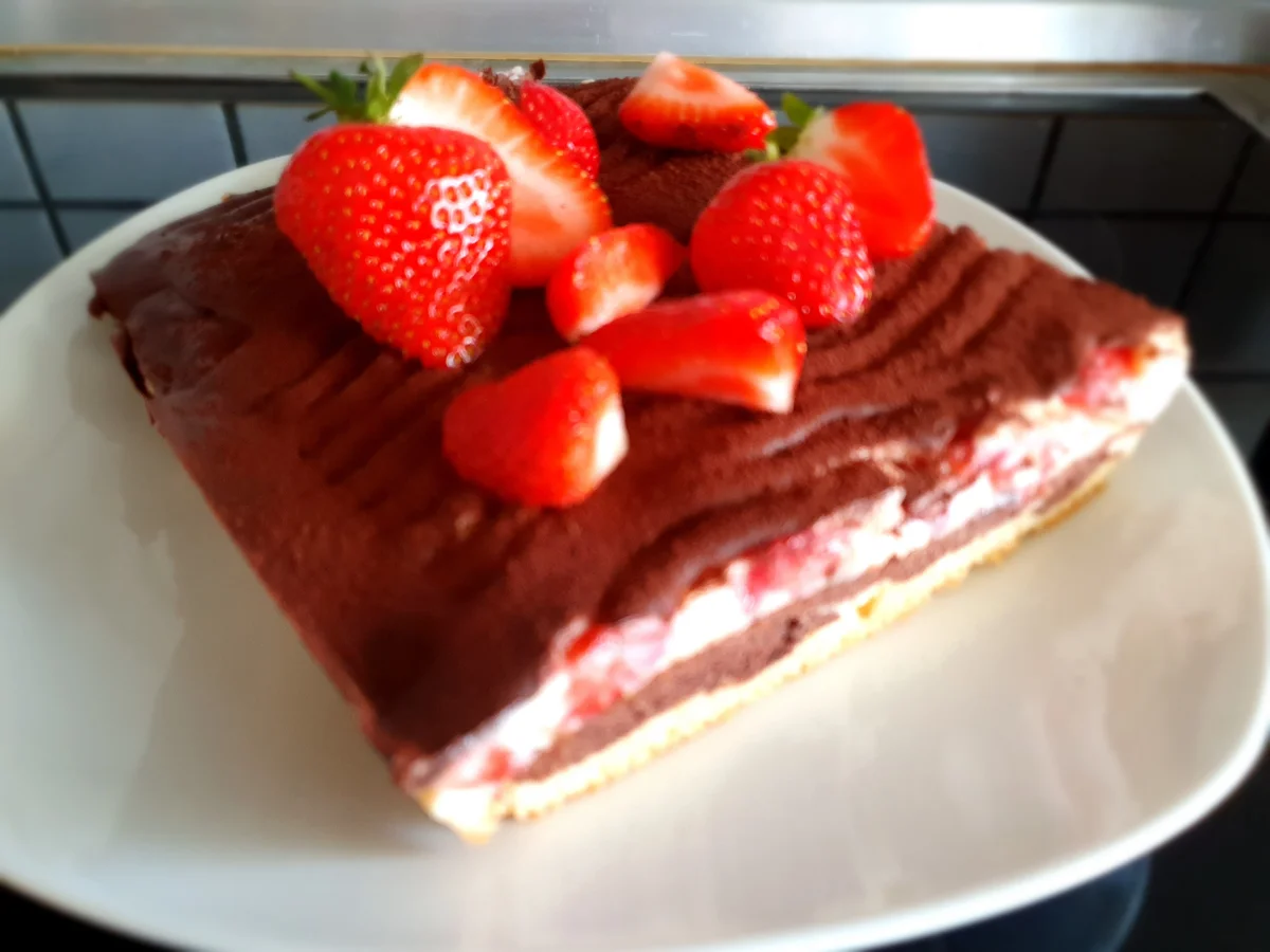 Erdbeer-Donauwelle - Rezept - Bild Nr. 4