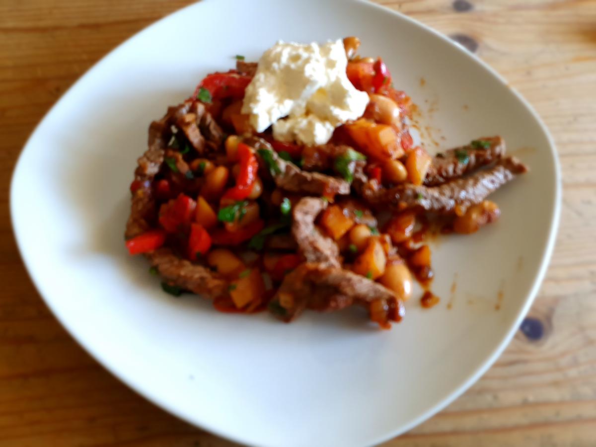 Paprika-Steak-Pfanne - Rezept - Bild Nr. 2