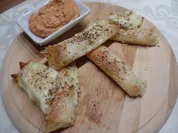 Schafskäse-Böreks mit Paprikapaste - Rezept - Bild Nr. 11664