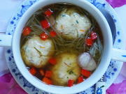 Glasnudelsuppe mit Garnelenbällchen - Rezept - Bild Nr. 2