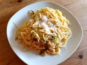 Pasta mit zitroniger Lauch-Sahne-Sauce - Rezept - Bild Nr. 2