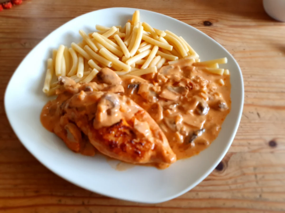 Champignon-Rahm-Hähnchen - Rezept - Bild Nr. 2