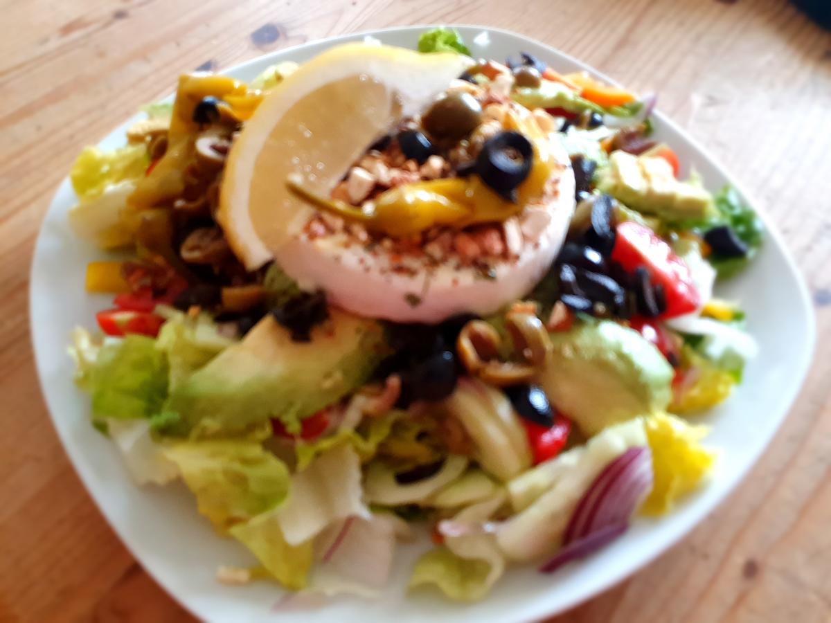 Gegrillter Schafskäse mit Nuss Crunch - einfach - von tigerlilly63