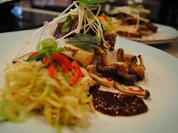 red pork belly / Duftreis / Asia-Pilze - Rezept - Bild Nr. 11670