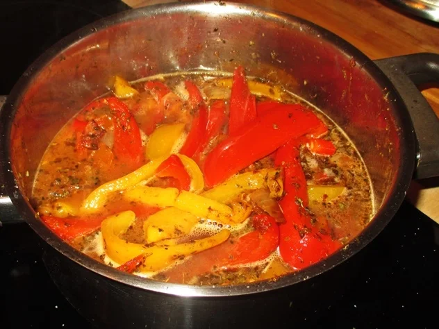 Sesam-Kotelett mit Letscho - Rezept - Bild Nr. 7