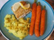Schlemmerfilet mit Honigbundmöhren und herzhaften Kartoffelstampf - Rezept - Bild Nr. 2