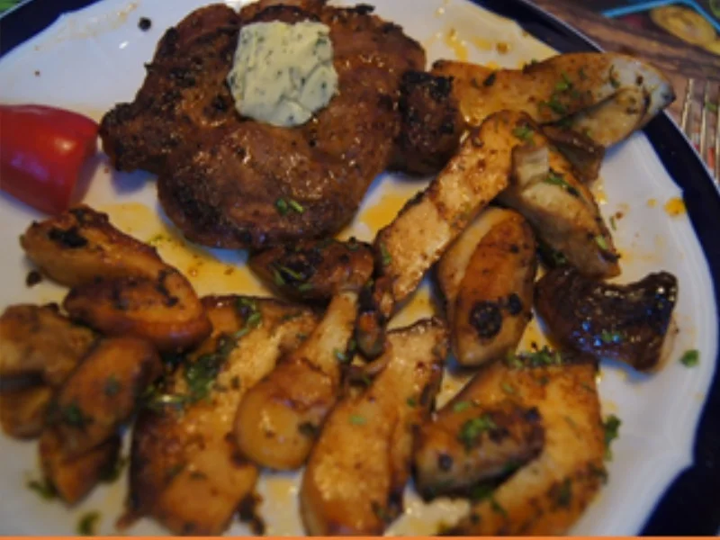 Schweinesteak mit gebratenen Steinpilzen - Rezept - Bild Nr. 13