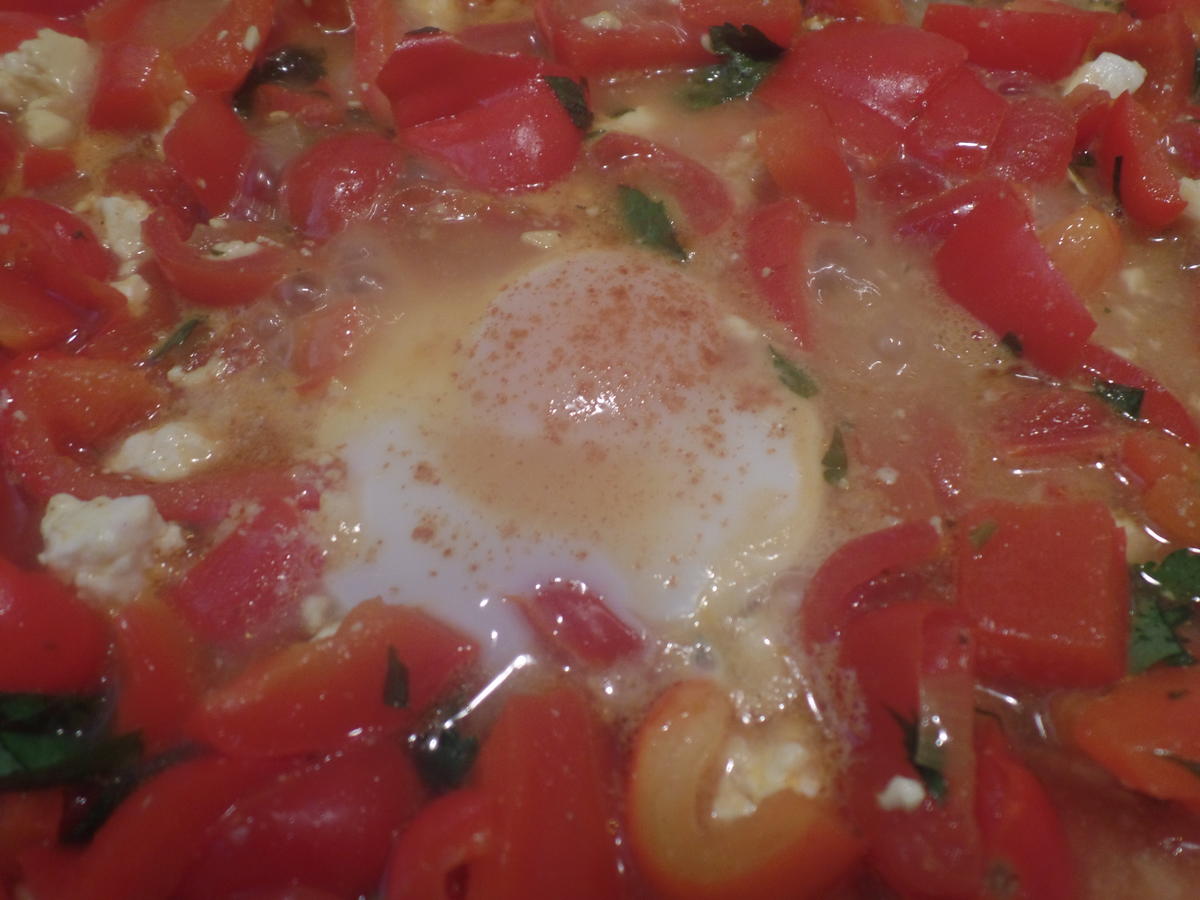 Paprika-Tomaten-Shakshuka - Rezept - Bild Nr. 11729