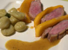 Entenbrust mit Mangospalten und Mangosössle - Rezept - Bild Nr. 2