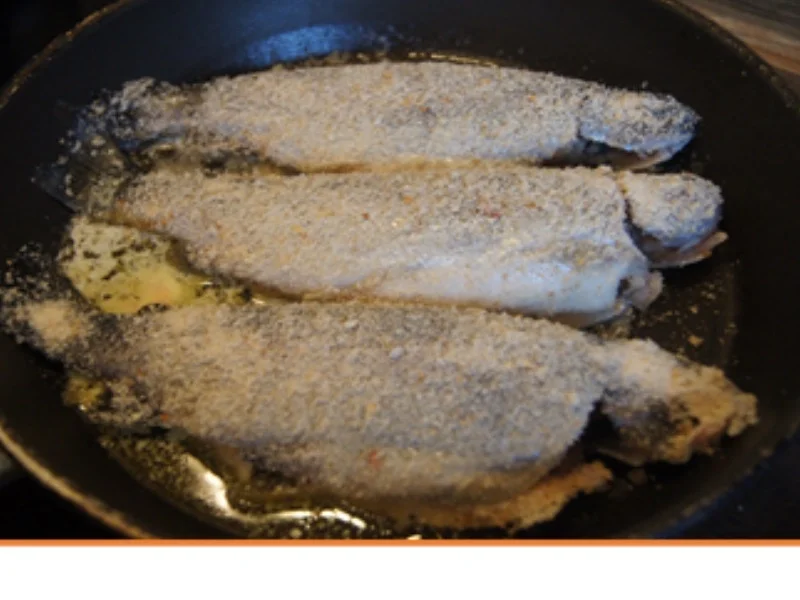 Forelle Müllerin mit Rote-Bete-Gemüse und Curry-Drillingen - Rezept - Bild Nr. 7