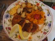 Schweinefiletschnitzelchen mit gebratenen Steinpilzen und Kürbispüree - Rezept - Bild Nr. 2