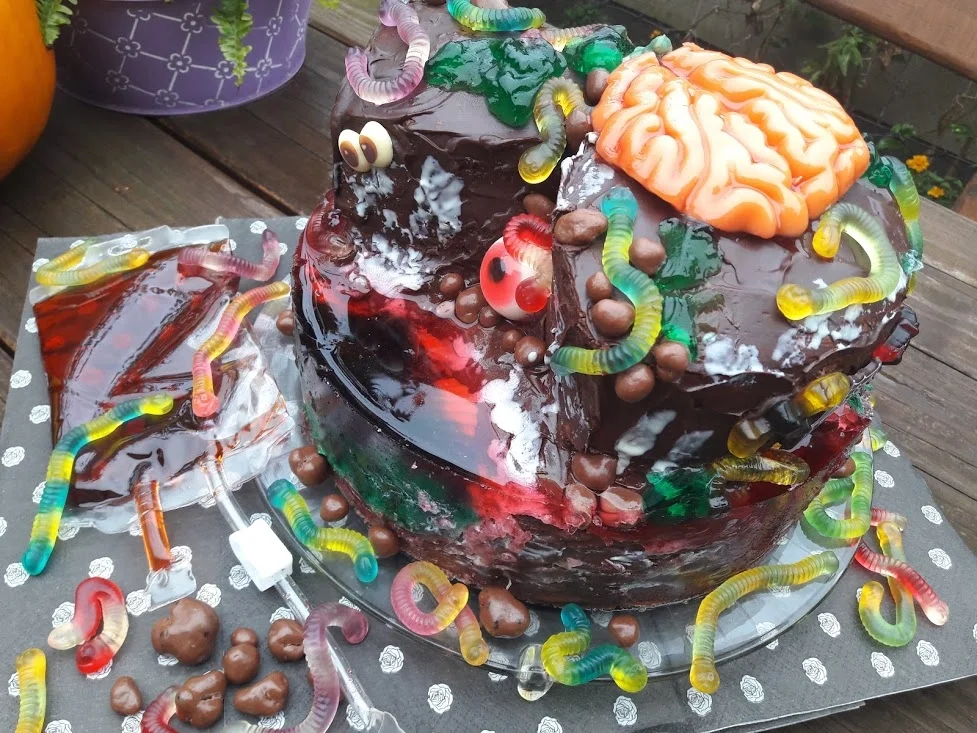 Halloween-Grusel-Insel-Torte - Rezept - Bild Nr. 2
