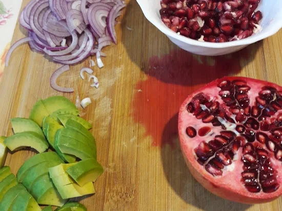 Salat vom Grünkohl zur kochbar Challenge November 2020 - Rezept - Bild Nr. 11