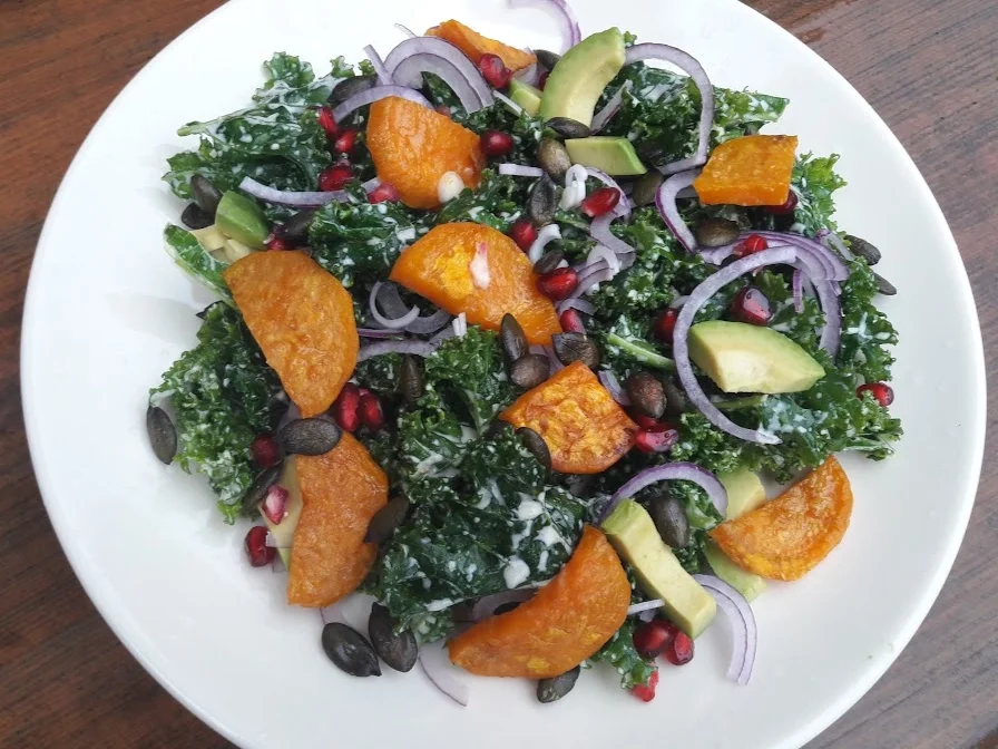 Salat vom Grünkohl zur kochbar Challenge November 2020 - Rezept - Bild Nr. 14